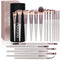 Huauoo Makeup Brush Set 20 Pcs, Foundation Powder Concealers Eye Shadows Blush Makeup Brushes